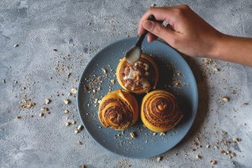 Nuss-Zimtschnecken