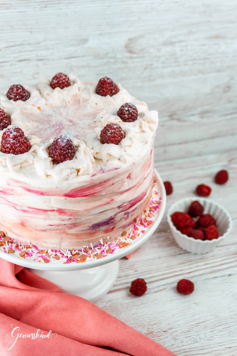 Himbeer-Zitronen Torte - Genusskind