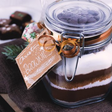 Backmischung-Christmas-Brownies