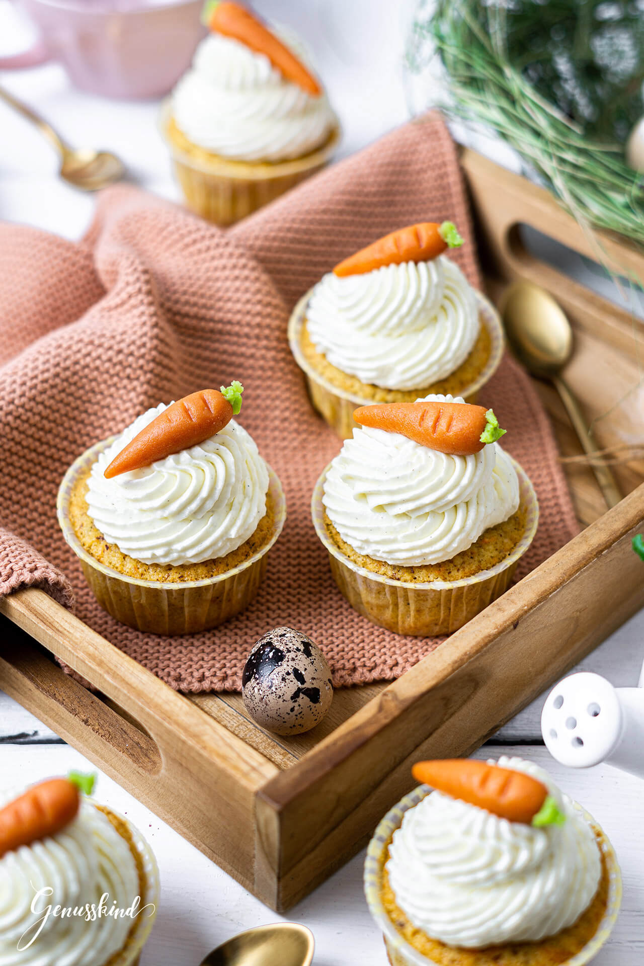 Karotten Cupcakes - Genusskind