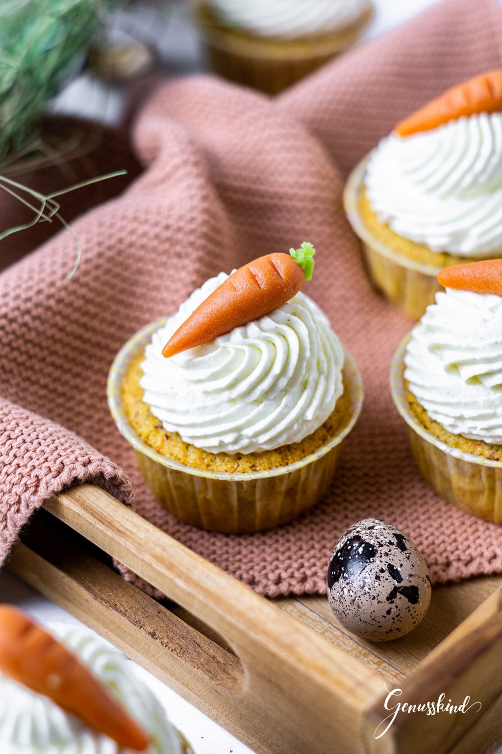 Karotten Cupcakes - Genusskind