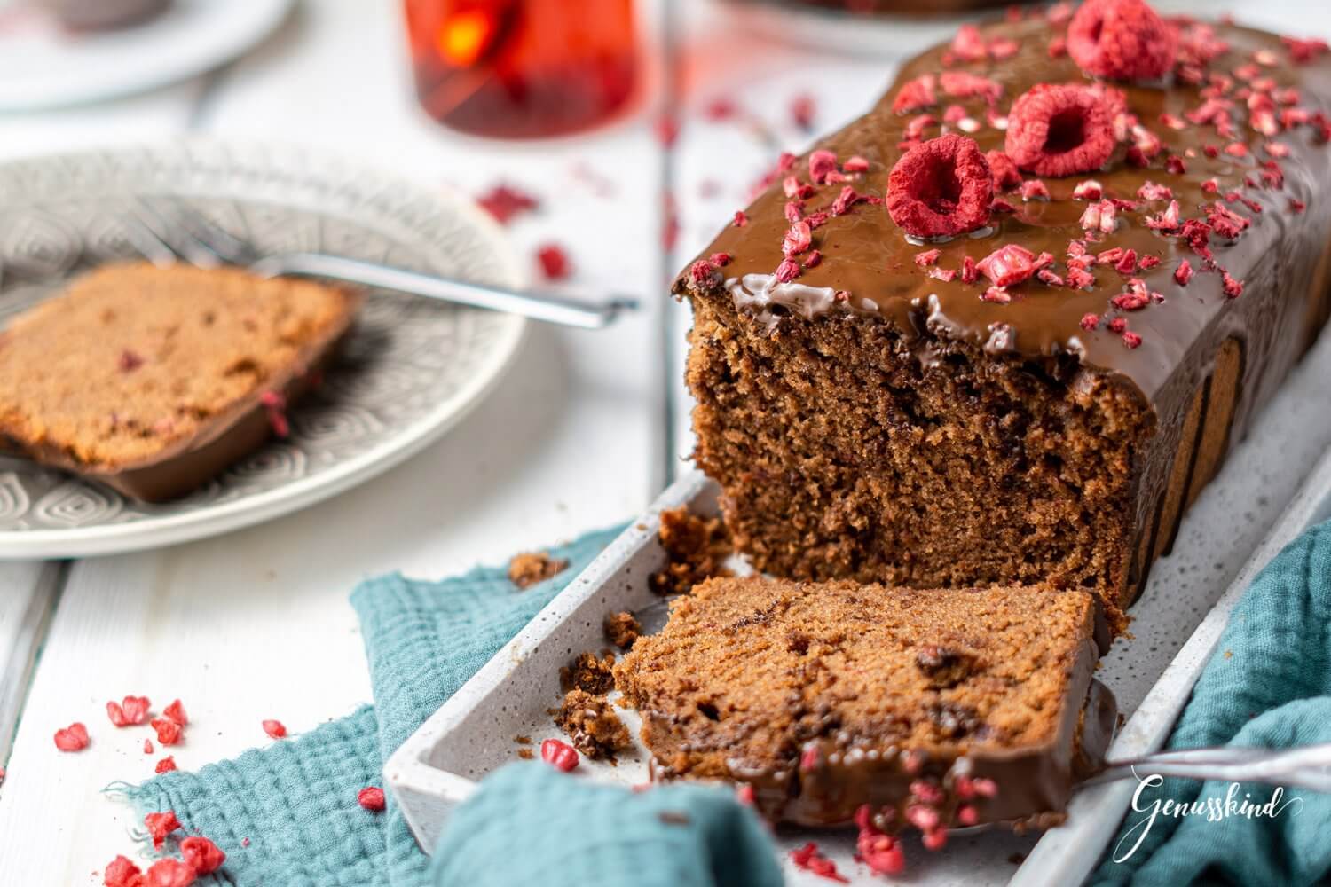 Schoko-Himbeer Kuchen - Genusskind