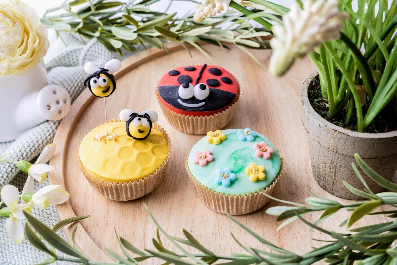 Frühlings-Cupcakes