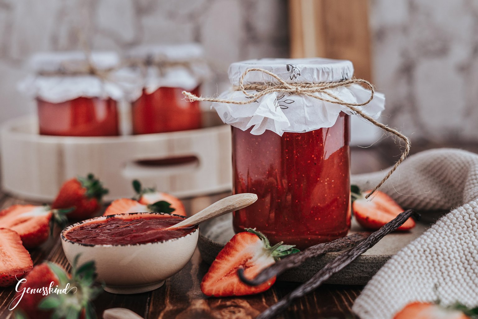 Erdbeer-Vanille Marmelade - Genusskind