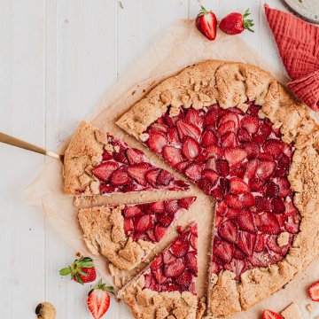 Strawberry Cheesecake Galette