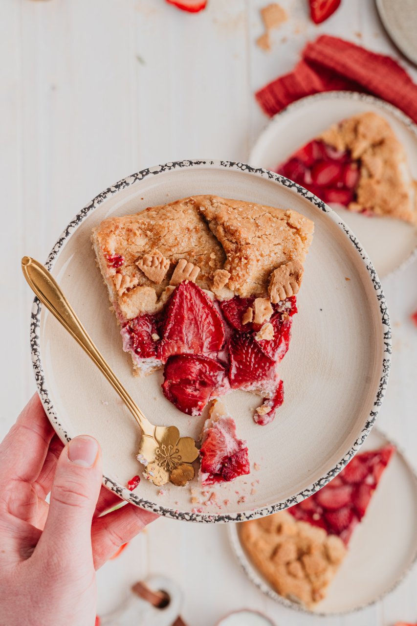 Strawberry Cheesecake Galette