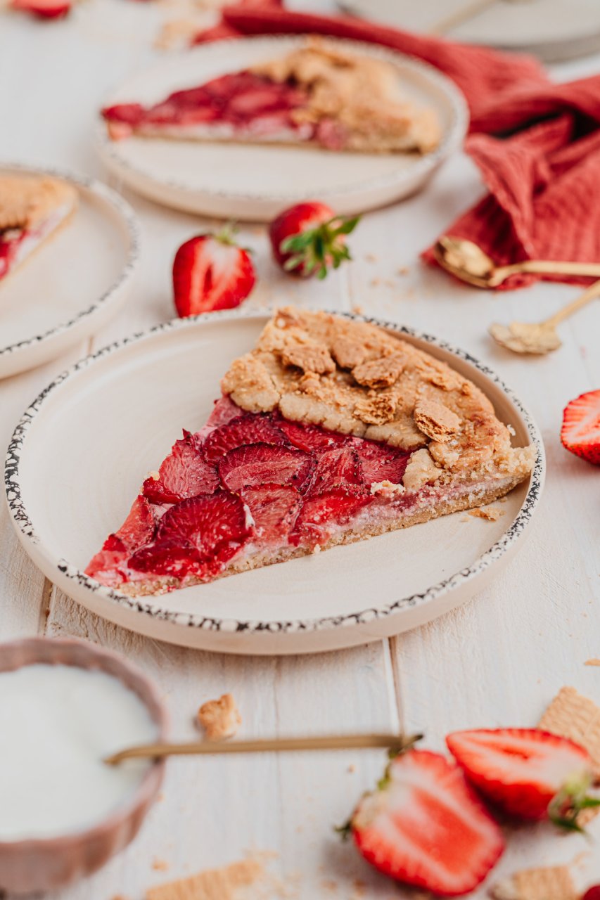 Strawberry Cheesecake Galette