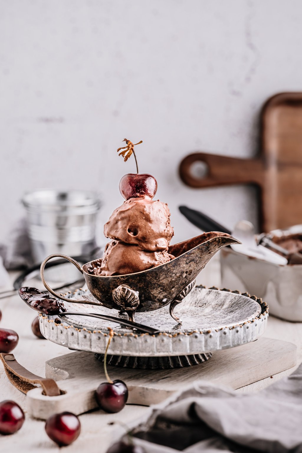 Brownie-Kirsch Eis - Genusskind
