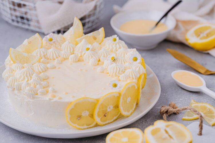 Lemon Tiramisu Torte