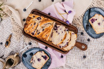 Blueberry Cheesecake Babka