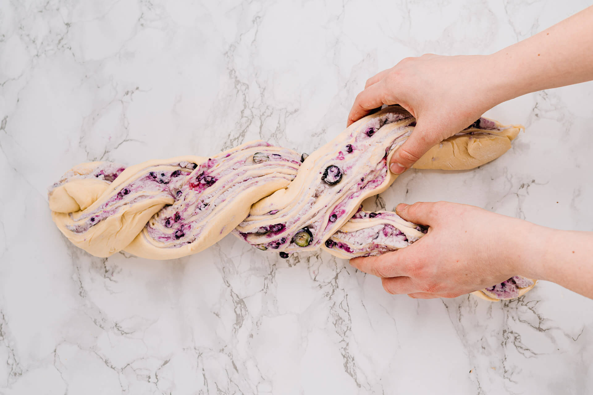 Blueberry Cheesecake Babka