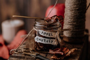 Apfel Chutney mit Zimt