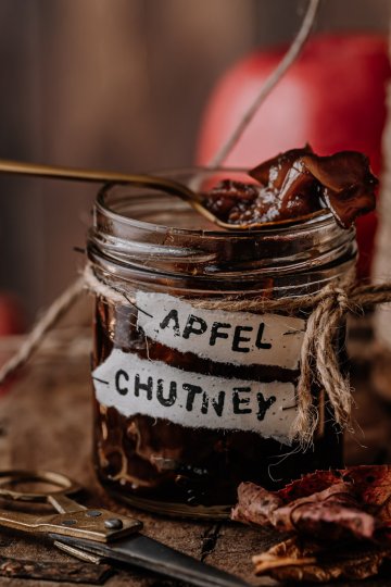 Apfel Chutney mit Zimt