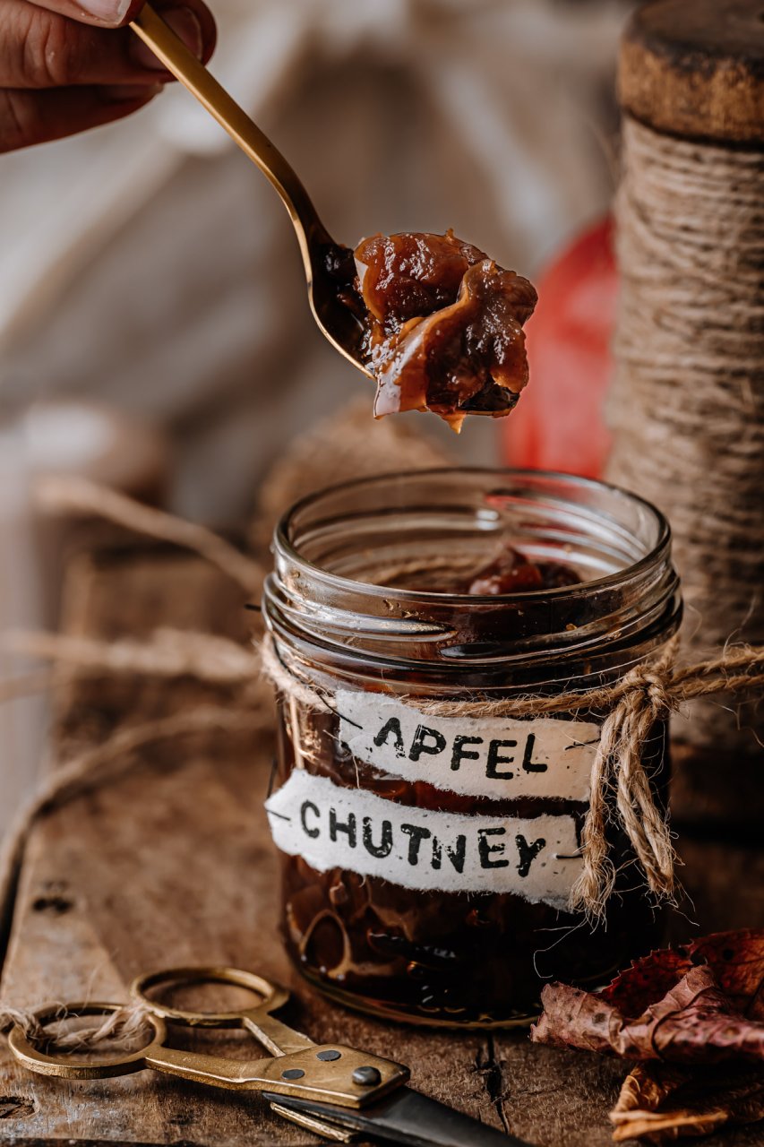 Apfel Chutney mit Zimt