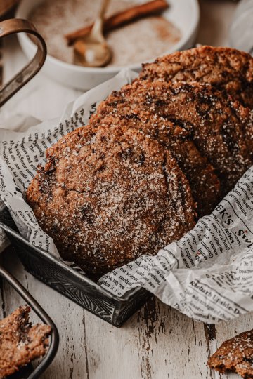 Brown Butter Chai Cookies mit Schokostückchen