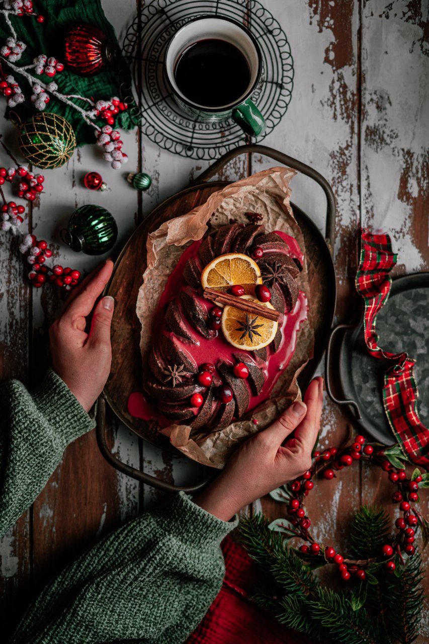 Schoko-Glühwein Kuchen