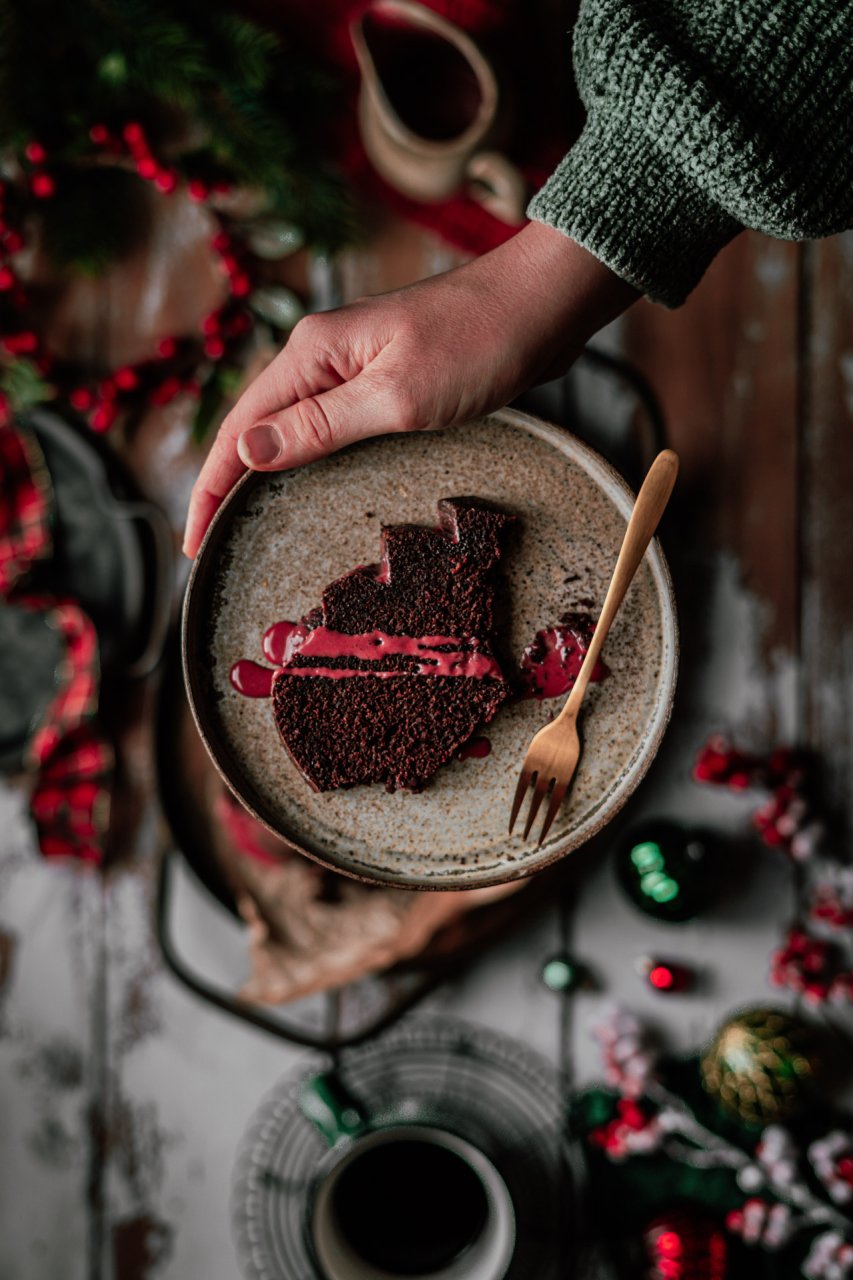 Schoko-Glühwein Kuchen