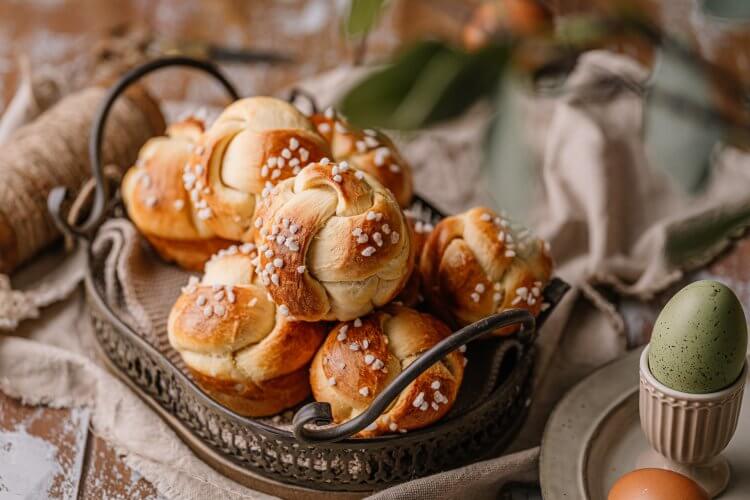 Buttermilch Brioche Knöpfe