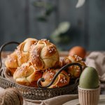 Buttermilch Brioche Knöpfe