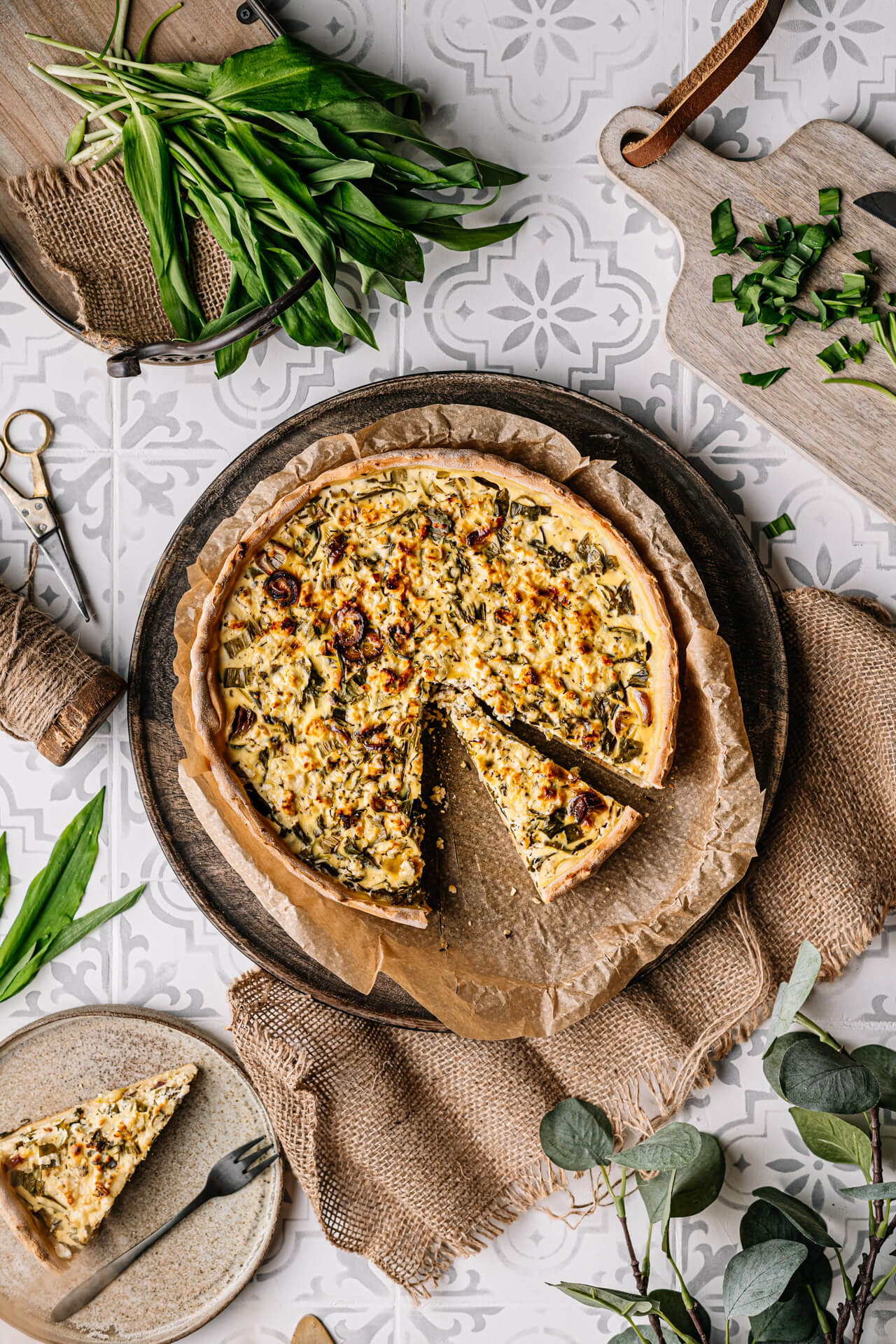 Bärlauch Quiche - Genusskind