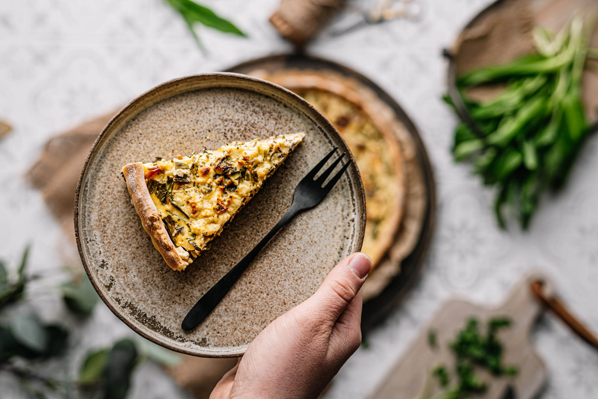 Bärlauch Quiche - Genusskind