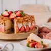 Erdbeeren Bienenstich