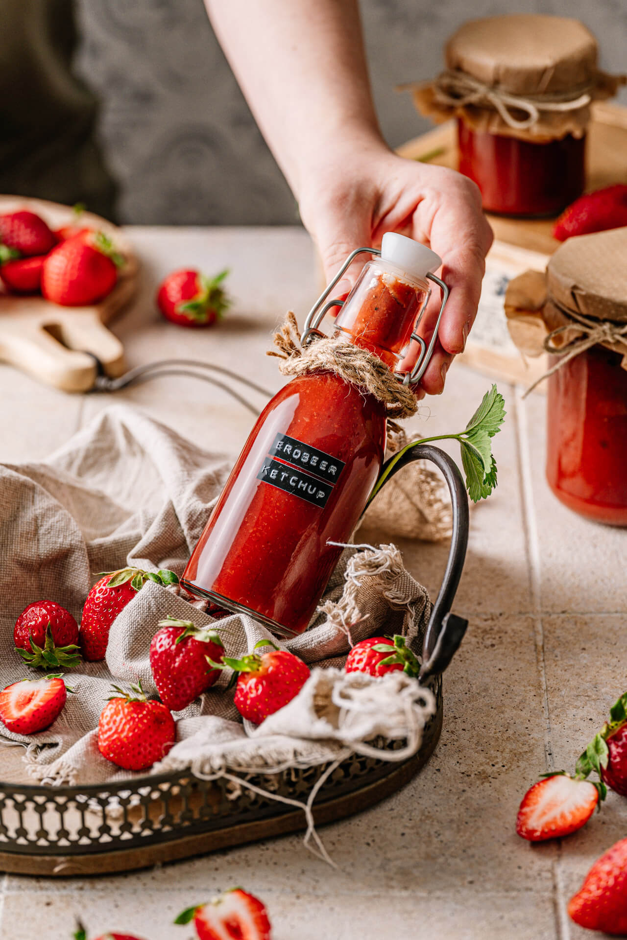Erdbeerketchup (Anzeige mit Ed. Haas) - Genusskind