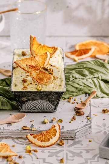 Pistazien-Orangen Eis