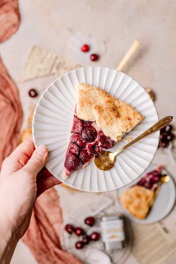 Kirsch-Vanille Galette - Genusskind