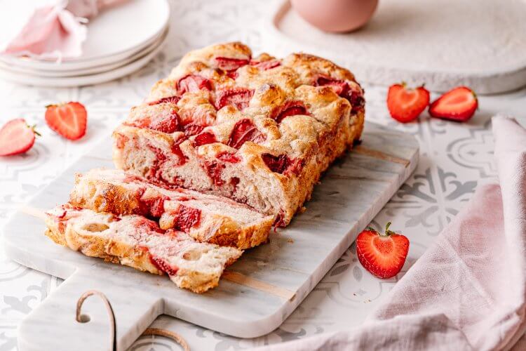 Erdbeer-Focaccia