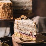 Herbstliche Malakoff Torte